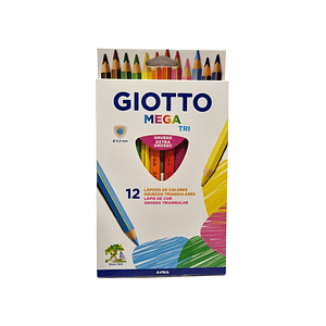 Lápices de Colores Giotto Mega Triangular