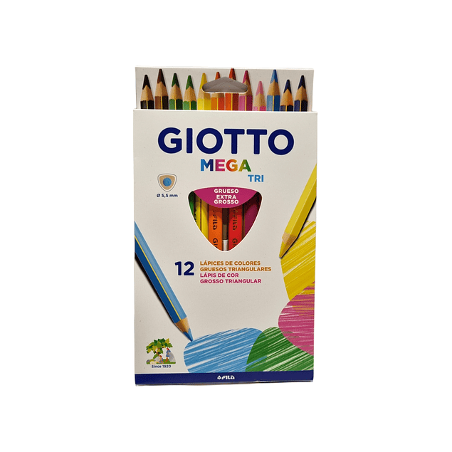 Lápices de Colores Giotto Mega Triangular