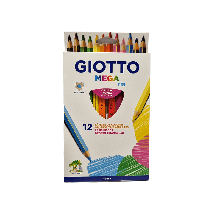 Lápices de Colores Giotto Mega Triangular 1