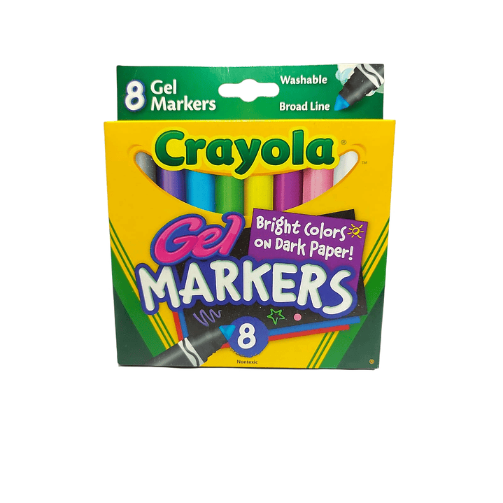 Marcador Brillante Para Papel Oscuro Crayola / Lavable  1