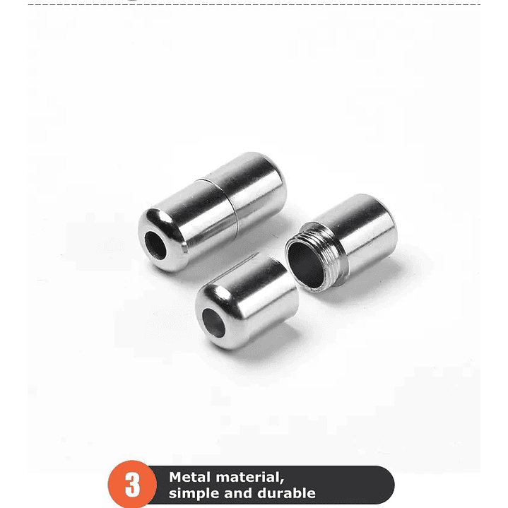 Cordones Elásticos Para Zapatillas Premium Cierre Metálico 10