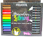 Marcadores Proarte Doble Punta 24 Colores Lettering - Miniatura 1
