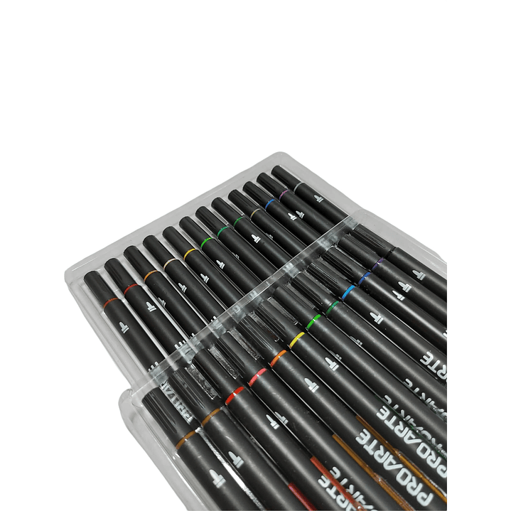 Marcadores Proarte Doble Punta 24 Colores Lettering 3