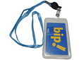Porta Credencial Retráctil Plástico Colores - DingLi