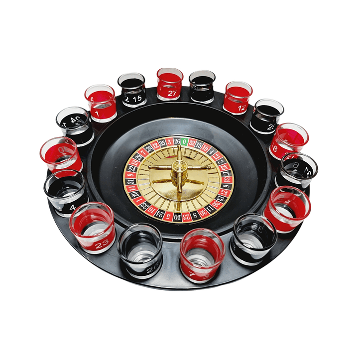 Juego De Ruleta Con Vasos de Vidrio Juego De Mesa 1