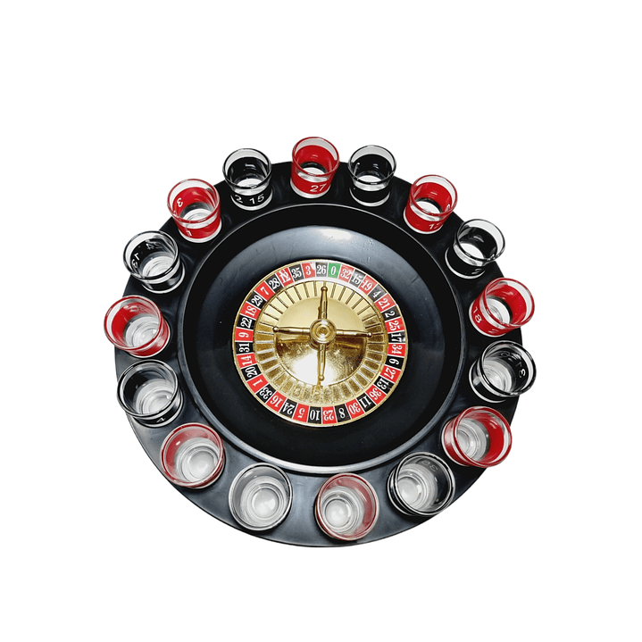 Juego De Ruleta Con Vasos de Vidrio Juego De Mesa 3