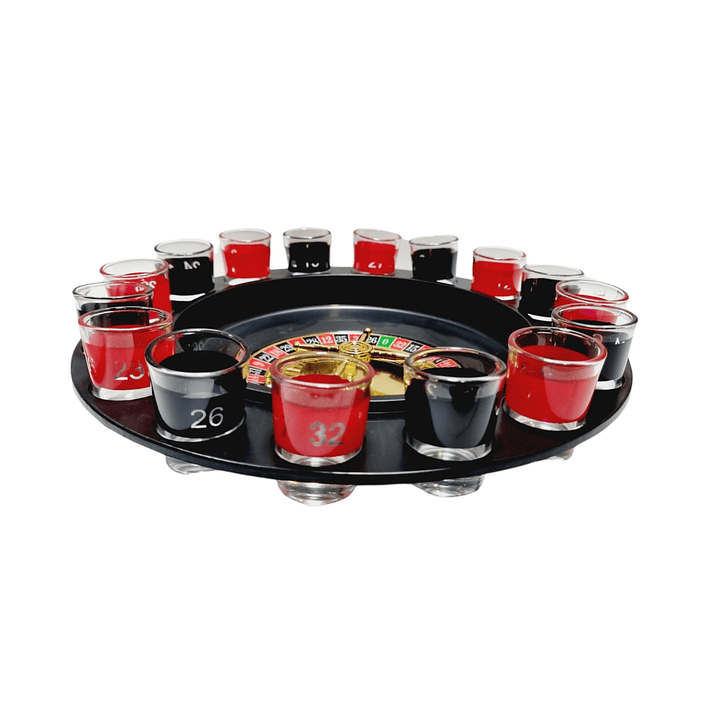 Juego De Ruleta Con Vasos de Vidrio Juego De Mesa 4