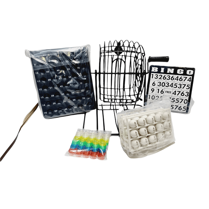 Set Bingo Tómbola Automática Metálica 3