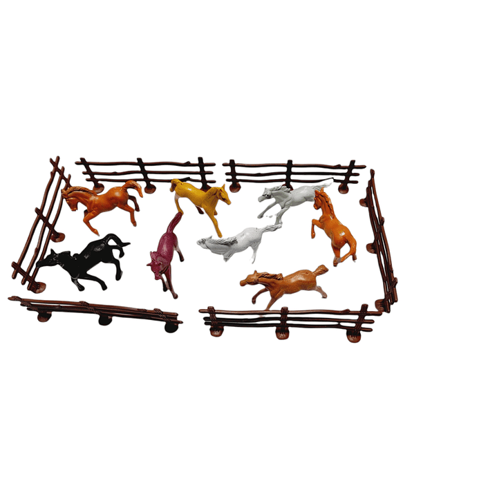 Set 8 Caballos de Juguete - Incluye Valla 1