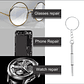 Mini Llavero Destornillador Para Gafas-lentes 3 En 1 - Miniatura 2