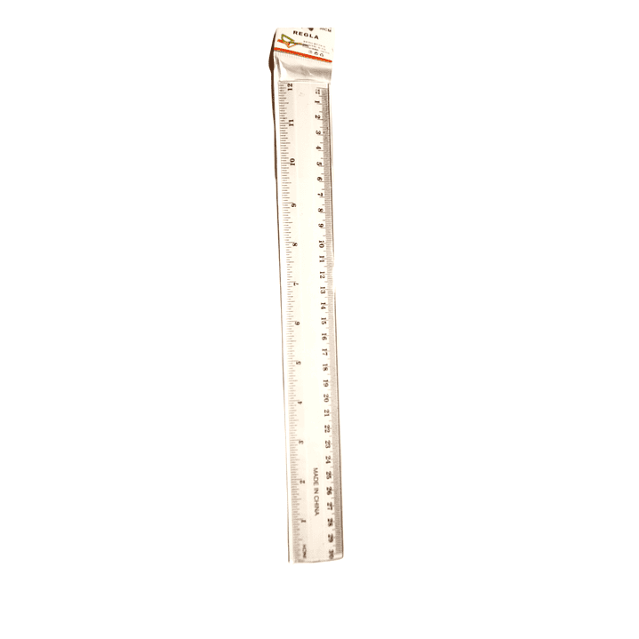 Regla Plástica Económica 30 cm 1