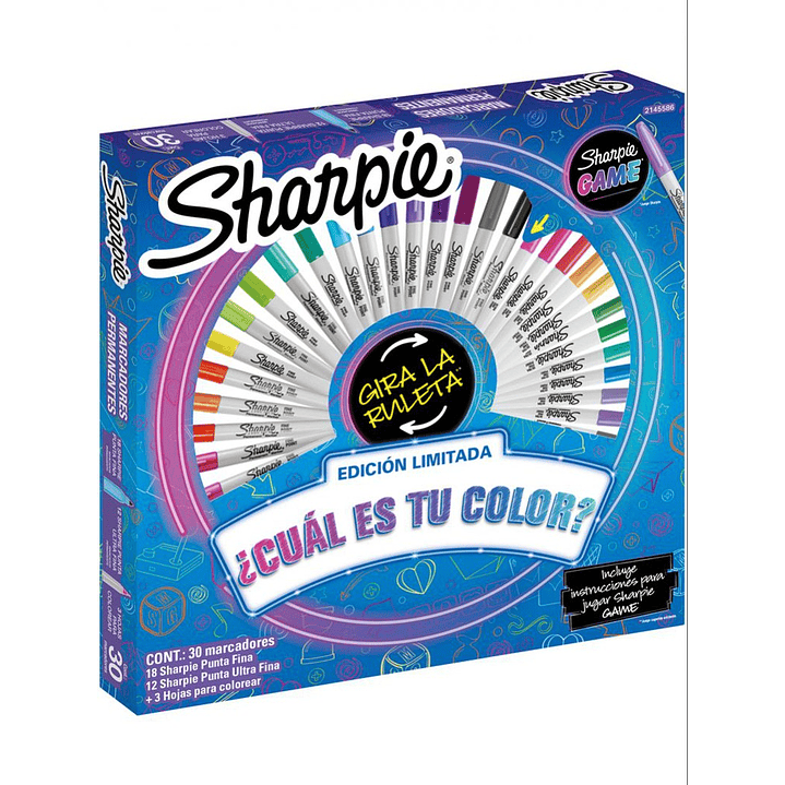 Marcadores Sharpie Game ¿Cuál es tu color? 1