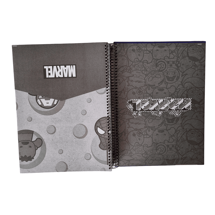 Cuaderno 3 materias MARVEL Proarte 150Hjs 20.5x28Cms 5