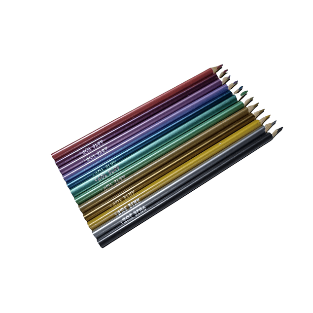 Lapices de Colores Metalizados ArteTop 12 Colores