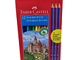 Caja 12 Lapices de colores + 3 lapices grafito Faber-Castell