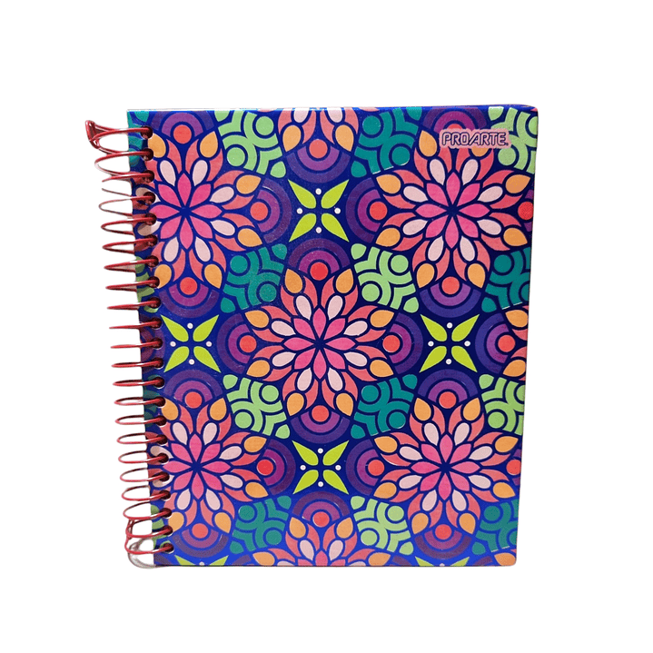 Mini cuaderno - Octava 3 materias  Proarte 120Hjs Mandalas 12X14.8Cms. 2