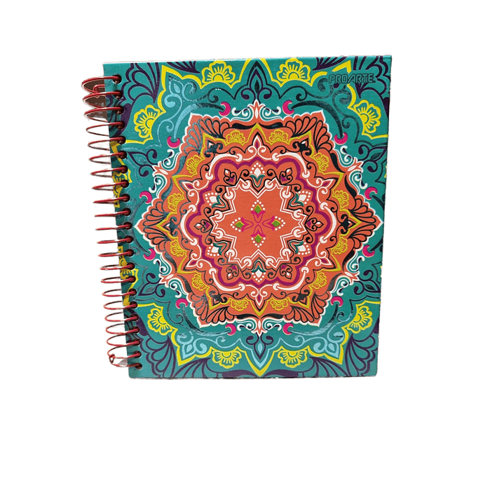 Mini cuaderno - Octava 3 materias  Proarte 120Hjs Mandalas 12X14.8Cms. 4