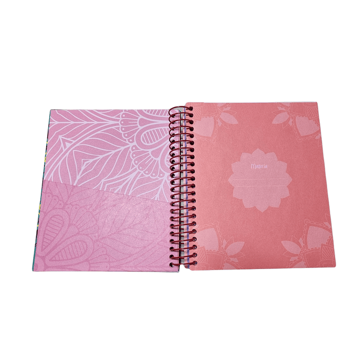 Mini cuaderno - Octava 3 materias  Proarte 120Hjs Mandalas 12X14.8Cms. 5