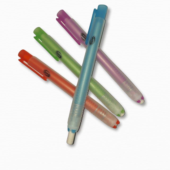 Goma Tipo Lapiz Retractil Adix - Colores 1