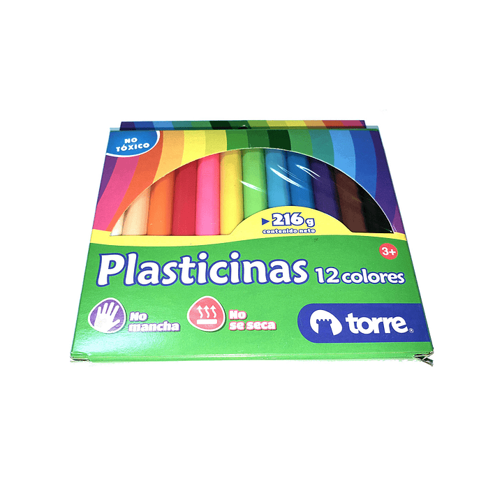 Plasticina - Plastilina Torre 12 Colores 1