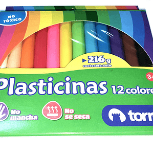 Plasticina - Plastilina Torre 12 Colores