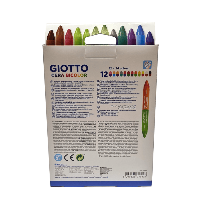 Lapices de Cera Giotto Bicolor 2