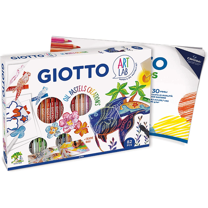 Set Art Lab Giotto Pasteles 1