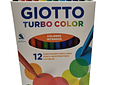 Lapices Scripto-Marcador Fino Giotto Turbo Color 12 colores