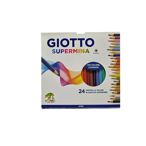 Lapices De Madera Giotto Supermina 24 Colores