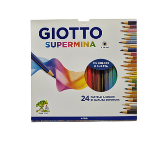 Lapices De Madera Giotto Supermina 24 Colores
