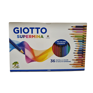 Lapices De Madera Giotto Supermina 36 Colores