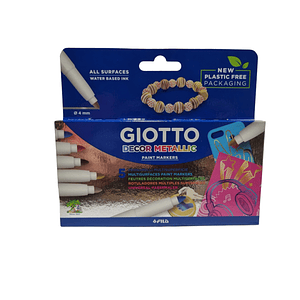 Marcadores Metálicos de pintura Giotto 5 unidades