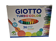 Lapices Scripto-Marcador Fino Giotto Turbo Color 36 colores