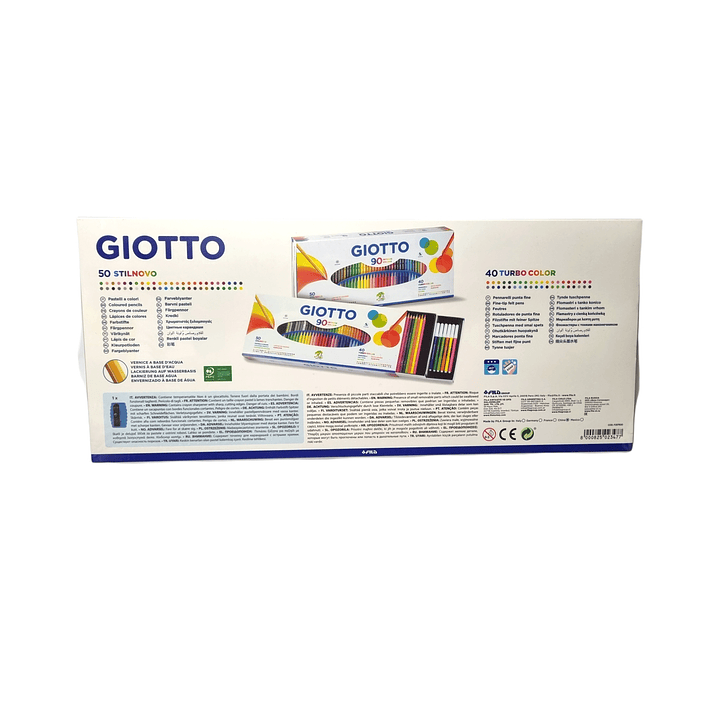 Pack 90 Lápices Giotto 50 Stilnovo + 40 turbocolor 2