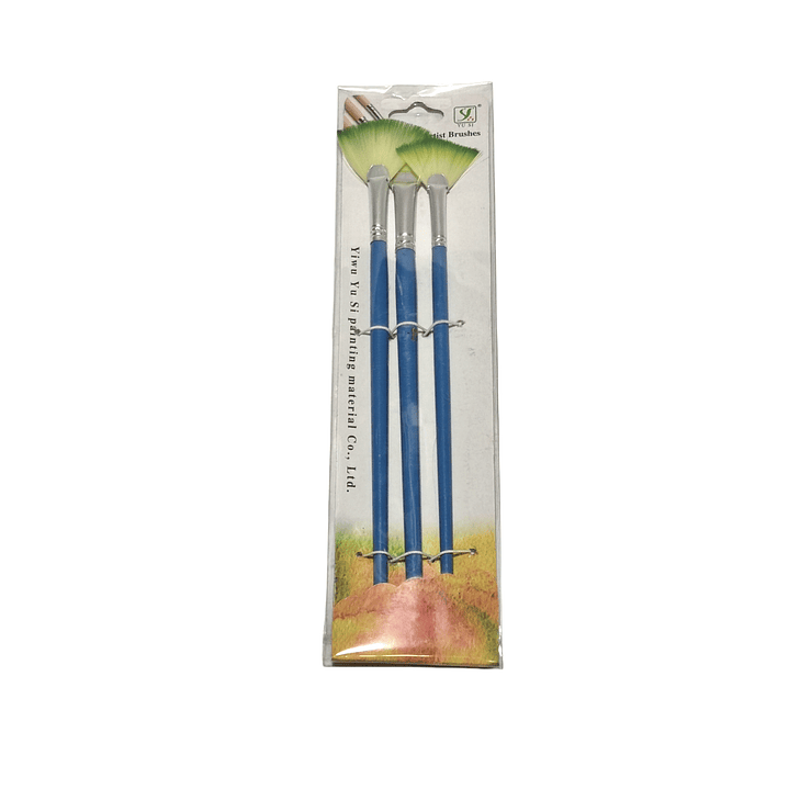 Set 3 Pinceles Abanico Distintos Tamaños/ 1768 1