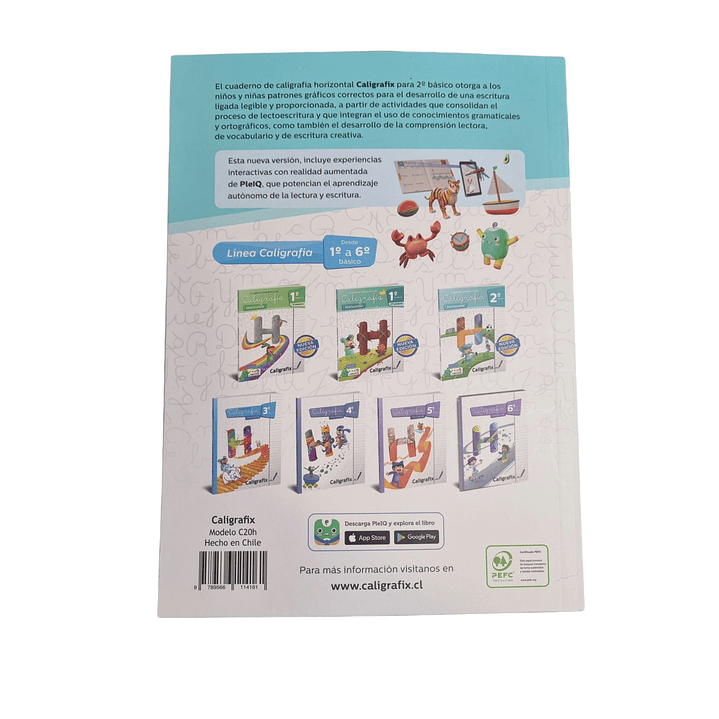 Cuaderno Caligrafix - Caligrafia Horizontal 2° Básico 2