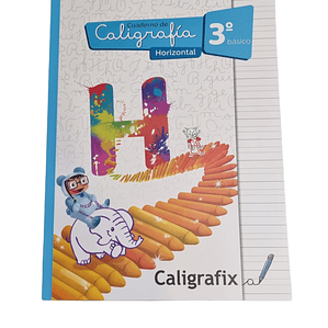 Cuaderno Caligrafix - Caligrafia Horizontal 3° Básico
