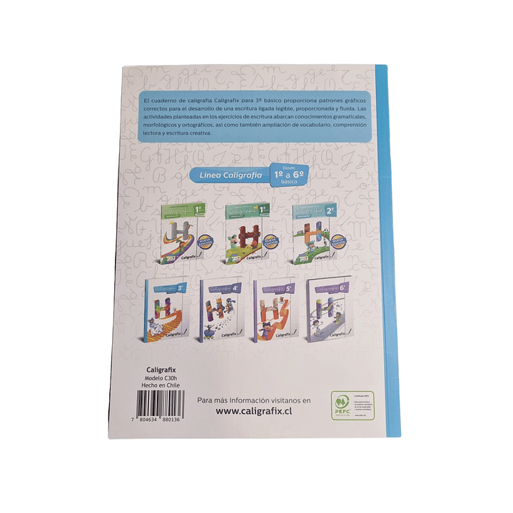 Cuaderno Caligrafix - Caligrafia Horizontal 3° Básico 2