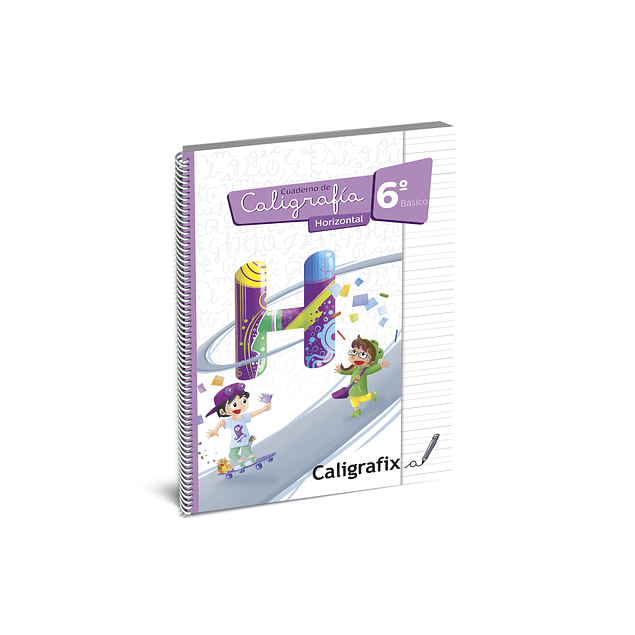 Cuaderno Caligrafix - Caligrafía Horizontal 6° Básico