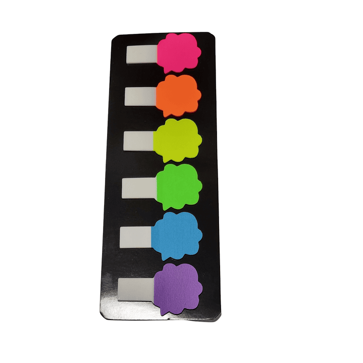 Banderita Adhesivas de colores en forma de nube 240 unidades 1