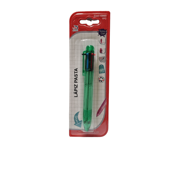 Lápiz Pasta 6 colores en 1  1