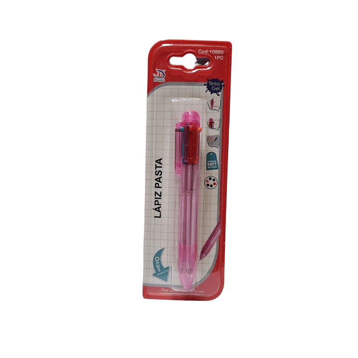 Lápiz Pasta 6 colores en 1  2