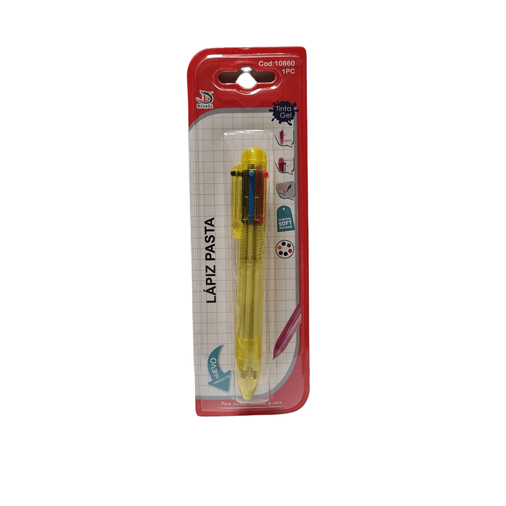 Lápiz Pasta 6 colores en 1  3