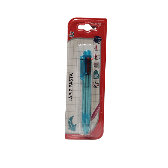 Lápiz Pasta 6 colores en 1  4