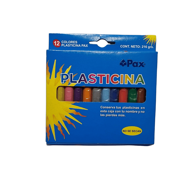 Plasticina PAX 12 Colores
