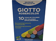 Caja 10 Tizas de Colores Giotto Hipoalergenicas