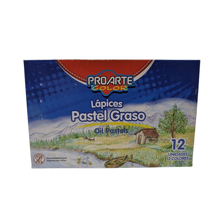 Lapices pastel Graso Proarte 12 Colores 1