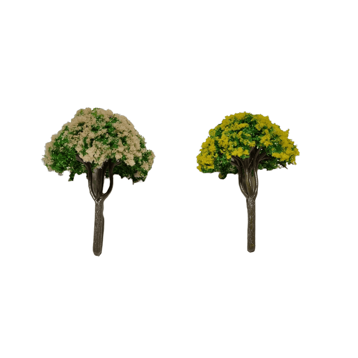 pack 2 Arboles con Flores para maqueta /Nilsa 1