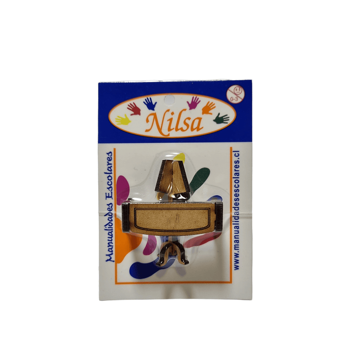 Mueble arrimo + Lampara para maqueta Laser /Nilsa 1