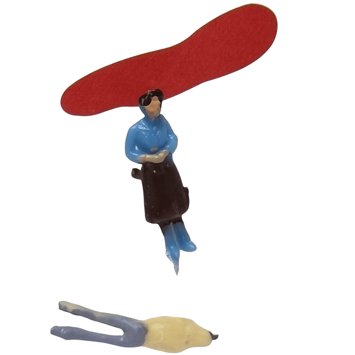 Pack 5 personas para maqueta entre 2 y 2.5Cms de alto. 2